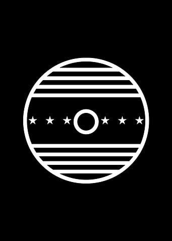 Black Glyph Mandala Rune