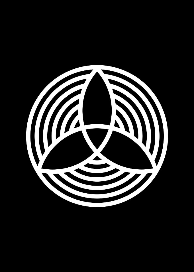 White Sacred Geometry Seal