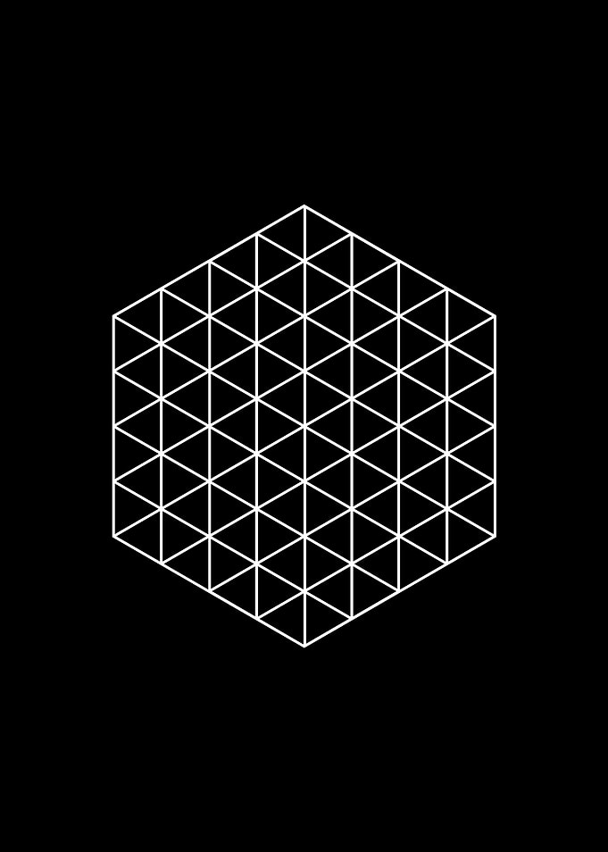 Black and White Glyph Rune