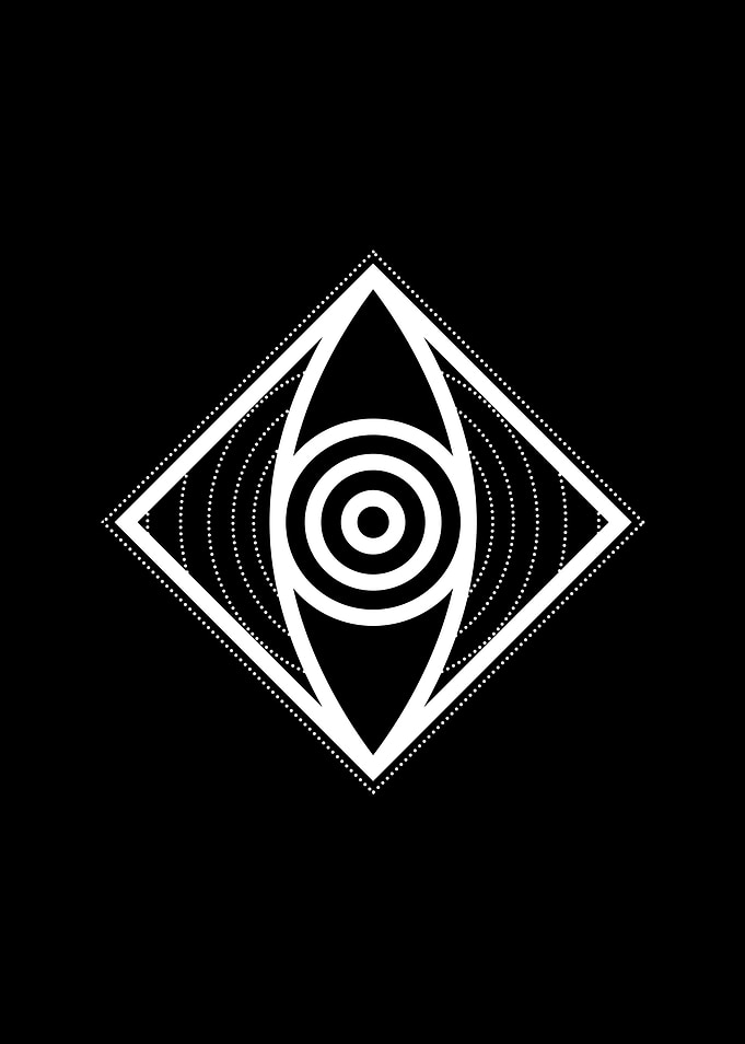 Black Glyph Mandala Rune