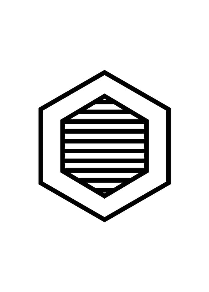Black and White Glyph Rune