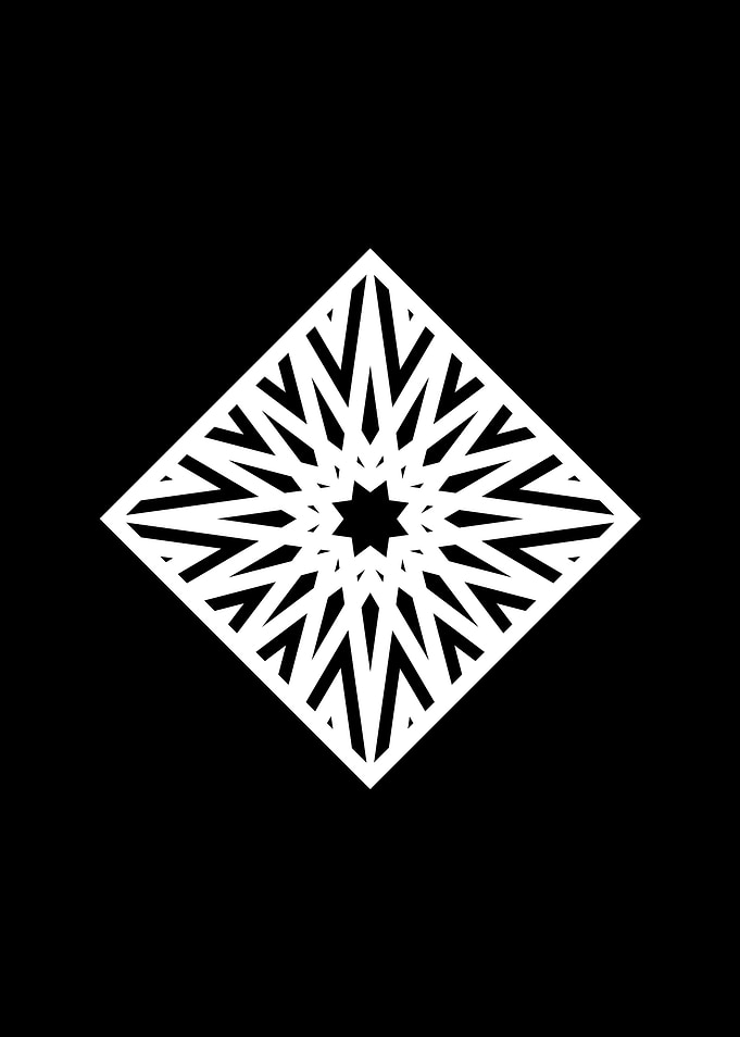 White Sacred Geometry Seal
