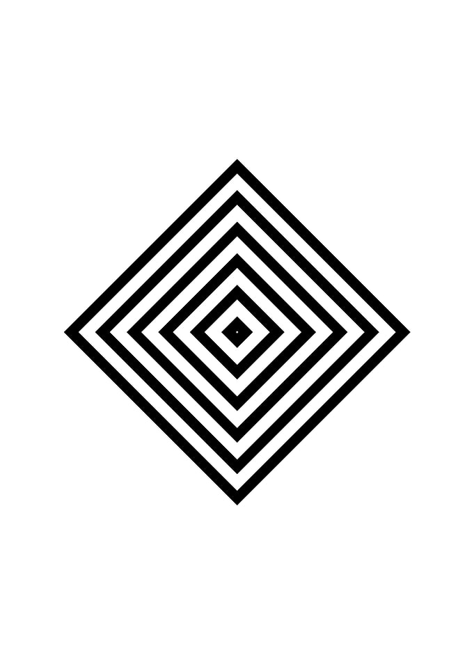 Black Sacred Geometry Rune