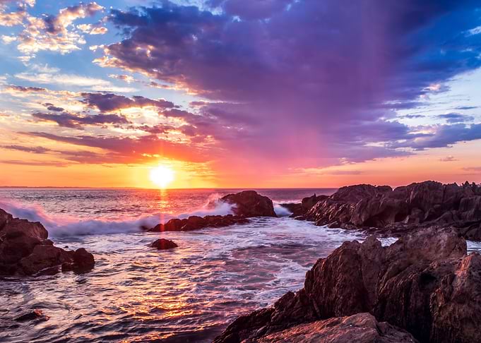 Sunset over Cape Town