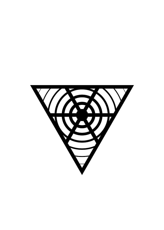 White Glyph Mandala Rune