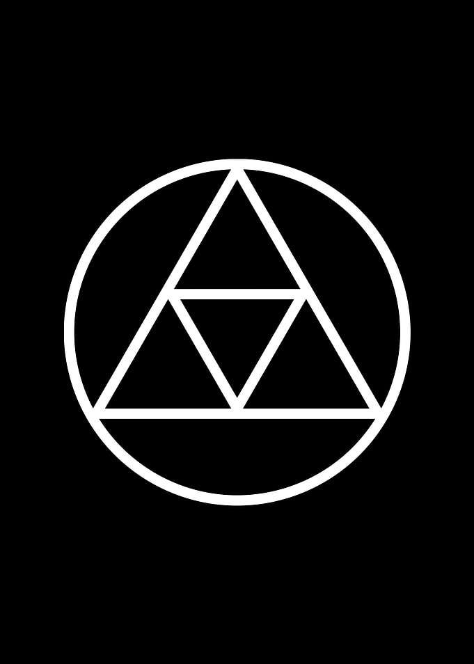 Black Sacred Geometry Rune