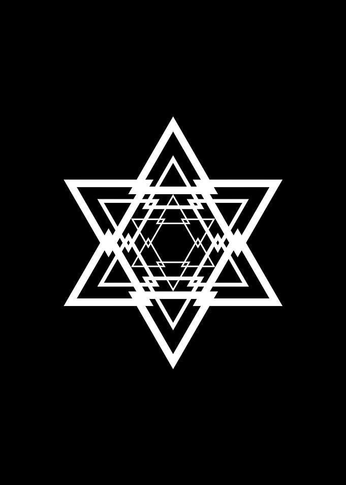 White Glyph Mandala Rune