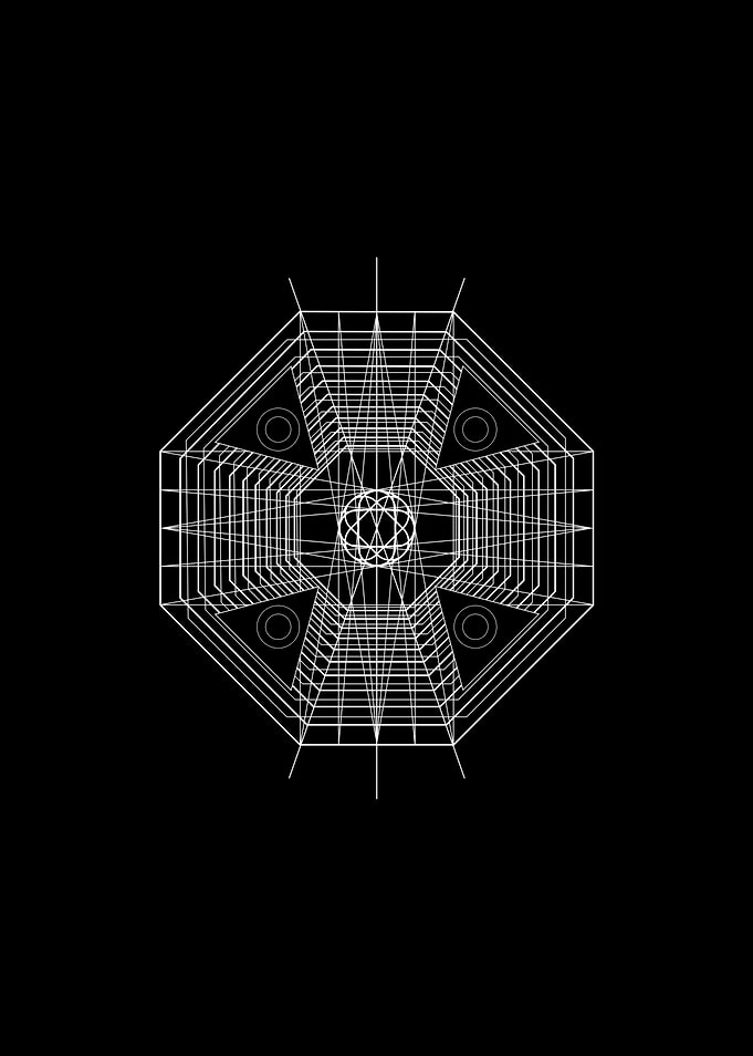 Minimalist Geometric Glyph