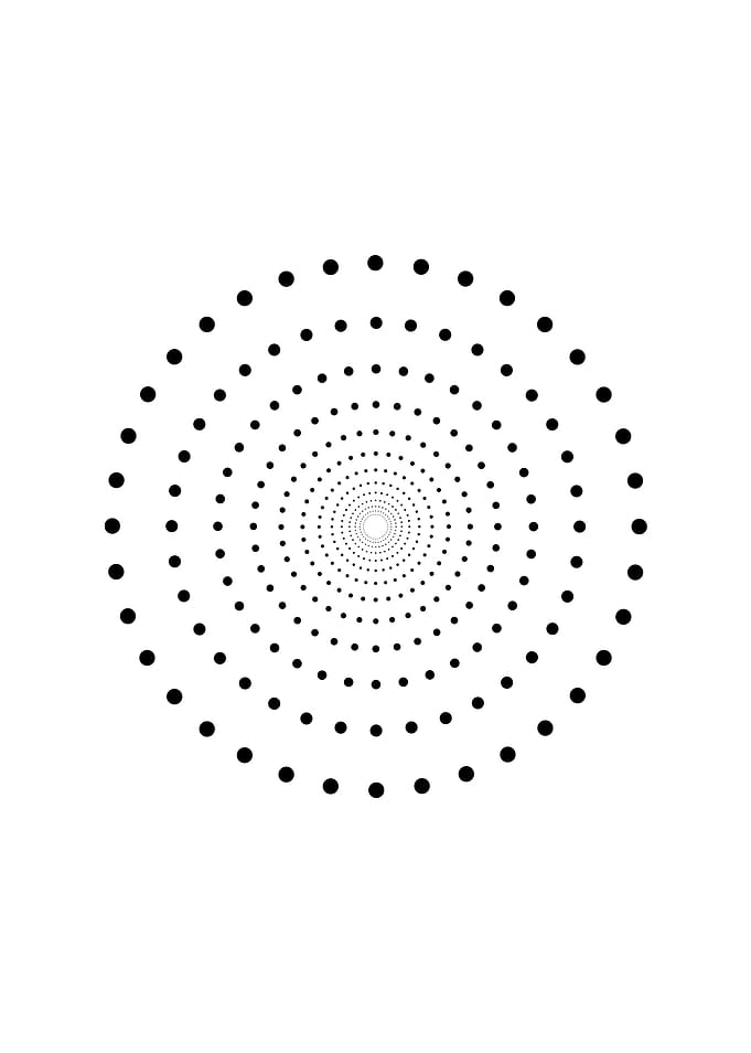 White Glyph Mandala Rune