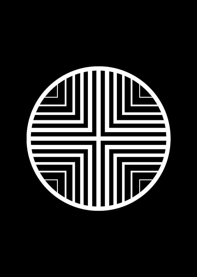 Black and White Glyph Rune