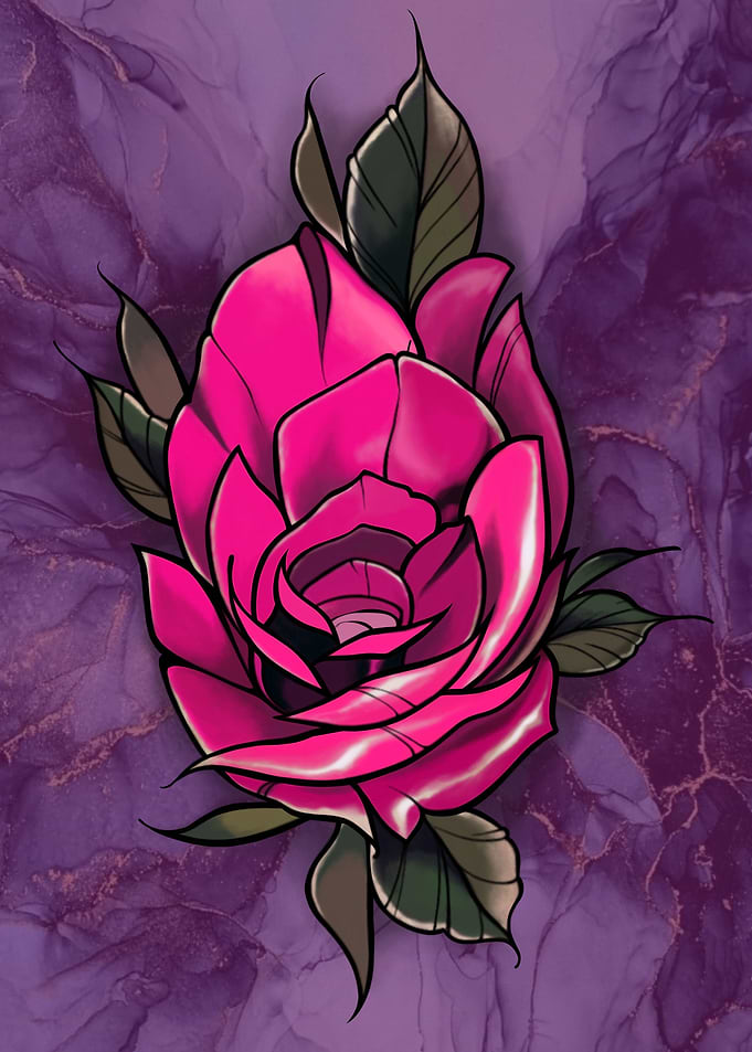 tattoo flower rose