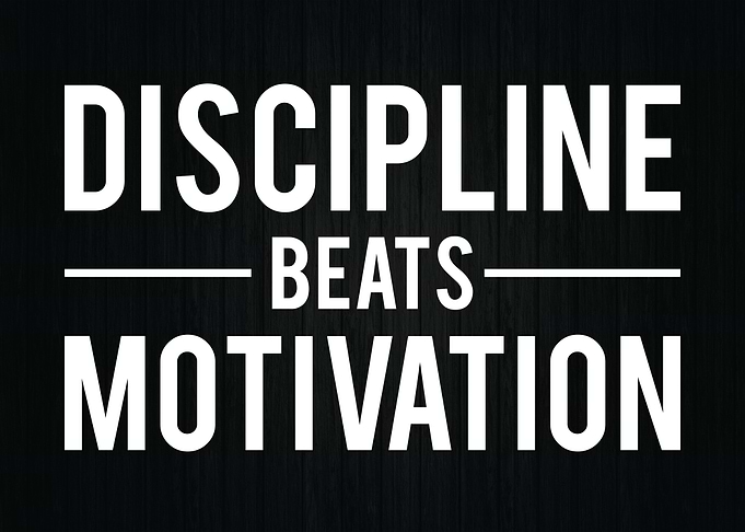 Discipline vs Motivation