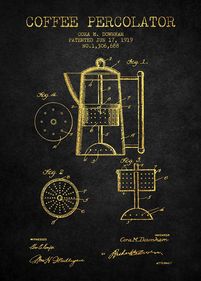 5 1919 Coffee Percolator
