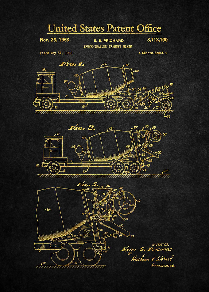 18 Cement Truck Patent Pr