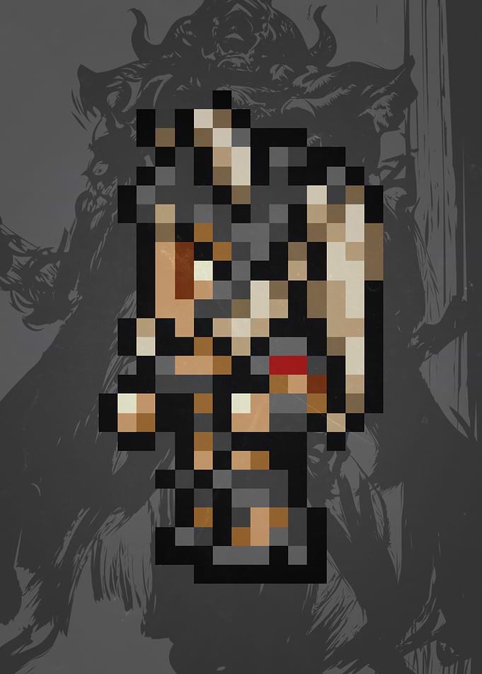 FF XII Fran Pixel Sprite