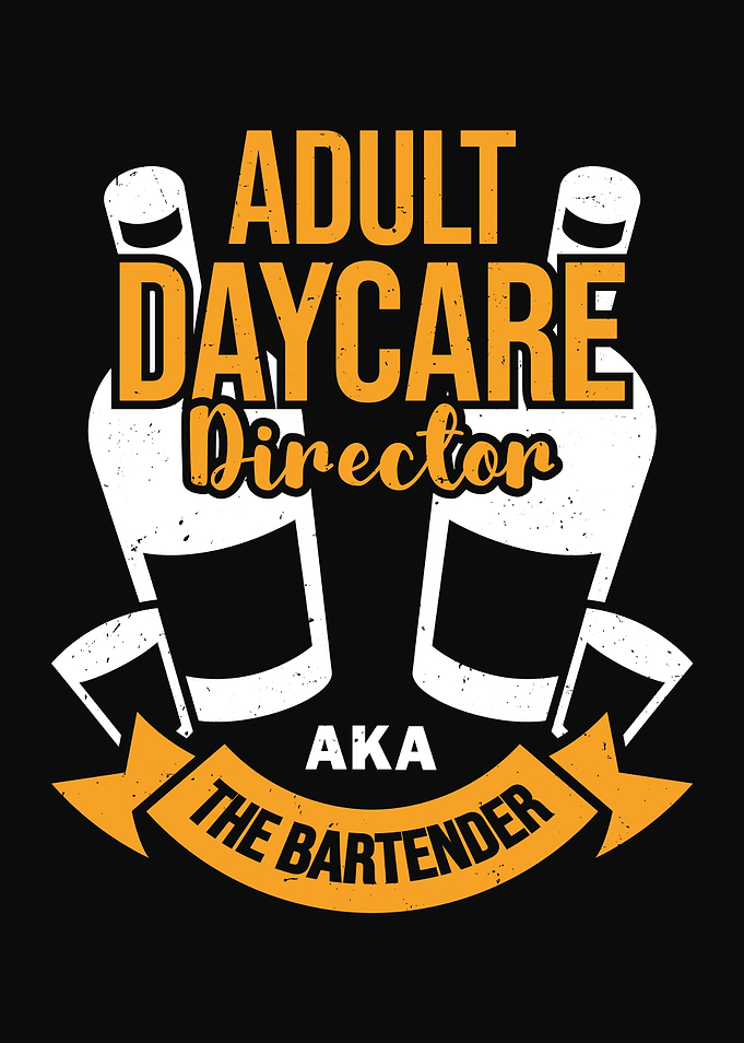 Funny Bartender Design