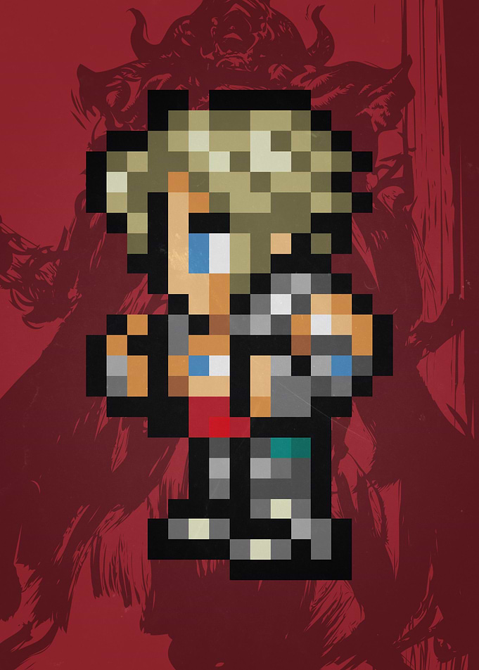 FF XII Vaan Pixel Sprite
