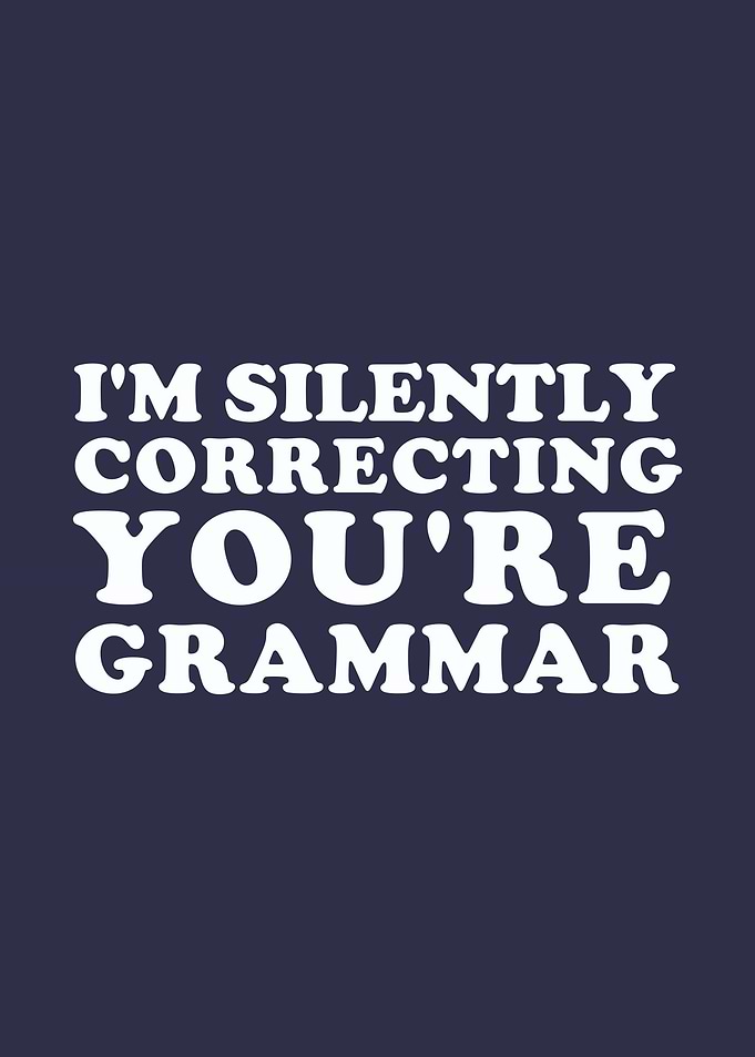 Correcting Youre Grammar