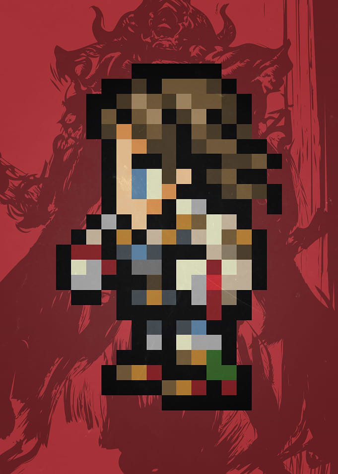 FF XII Larsa Pixel Sprite