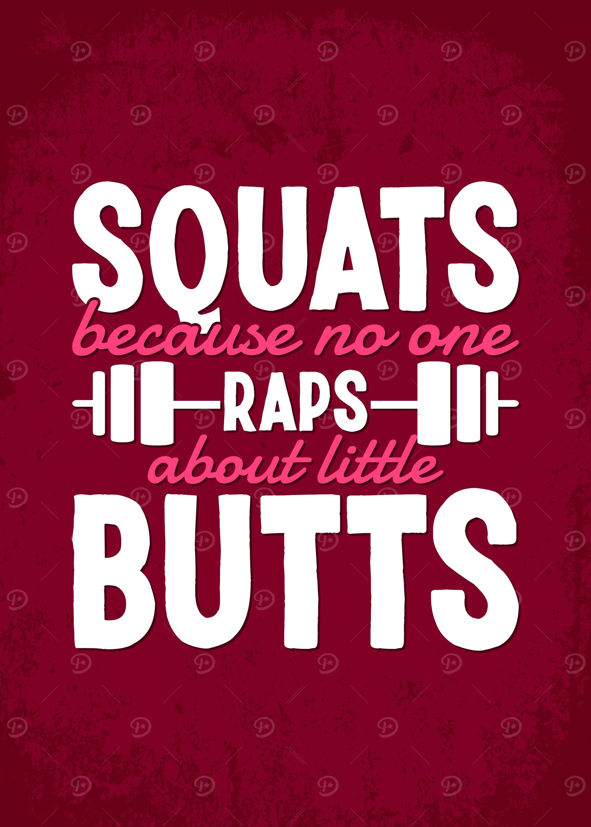 Squats Workout Gym Quote