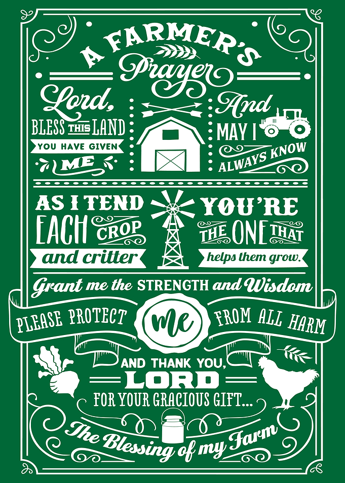 A Farmers Prayer Green