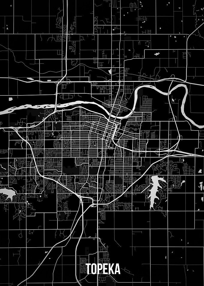 Topeka dark map