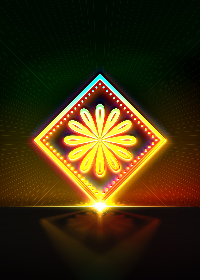 Rainbow Neon Magic Seal