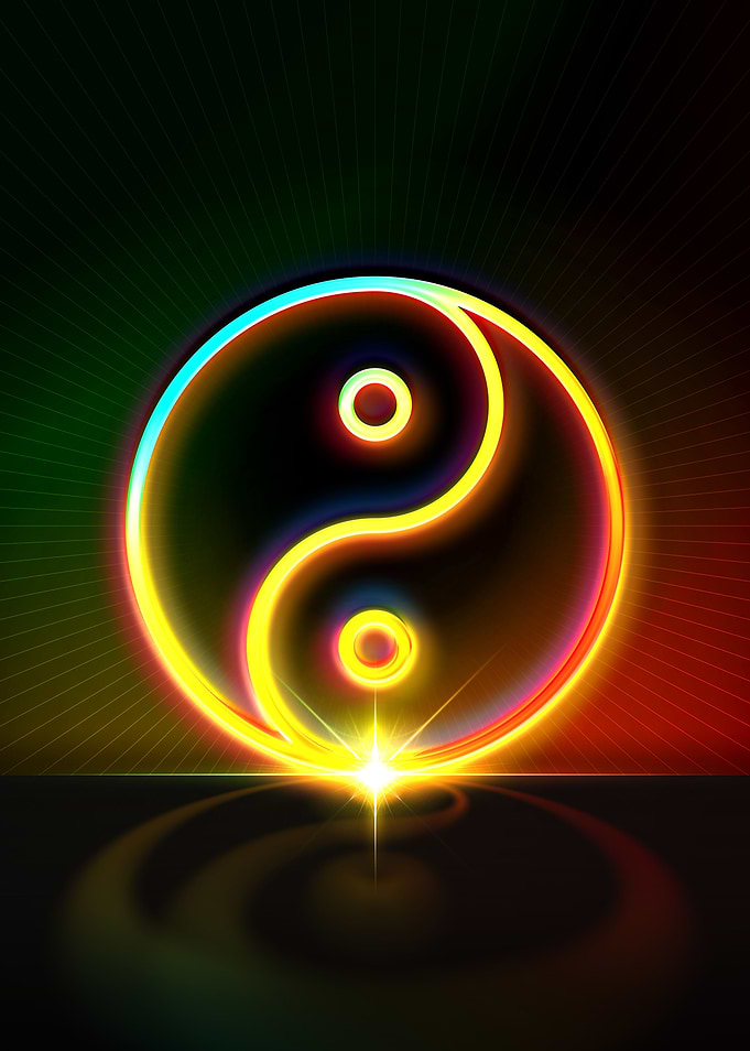 Neon Glyph Mandala Rune