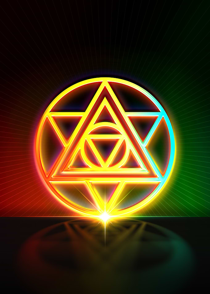 Rainbow Neon Magic Seal