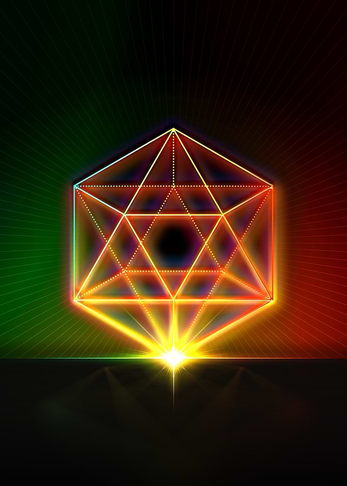 Prismatic Neon Magic Seal