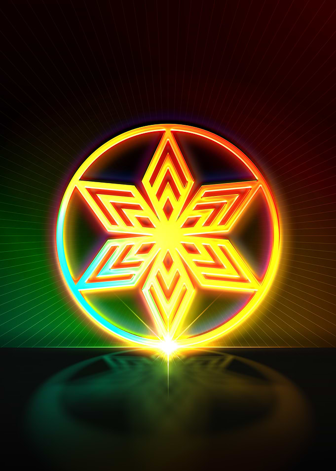Prismatic Neon Magic Seal