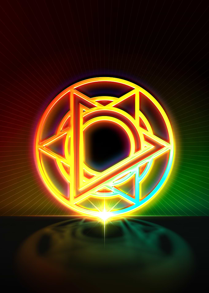 Prismatic Neon Magic Seal