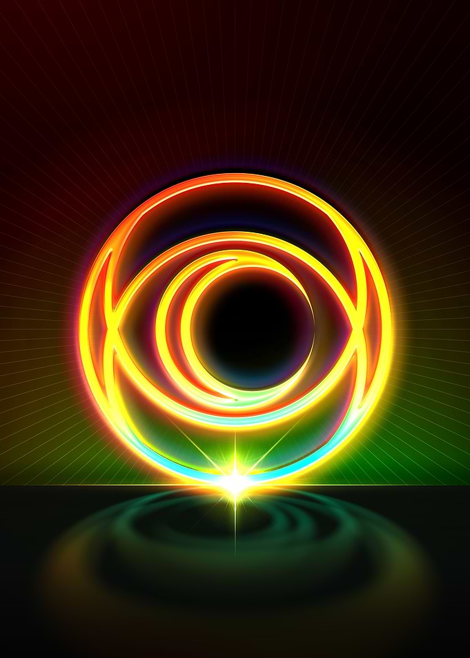 Neon Glyph Mandala Rune