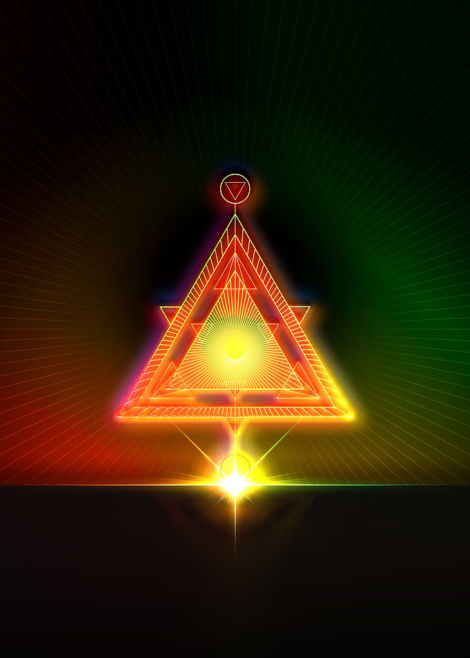 Rainbow Neon Magic Seal