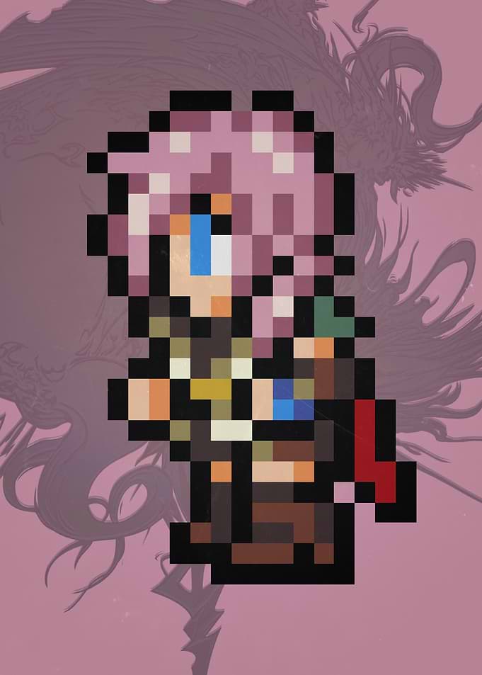 FF XIII Lightning Pixel