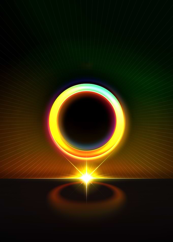 Neon Glyph Mandala Rune