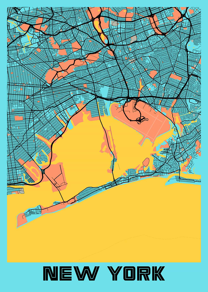 New York City Map USA
