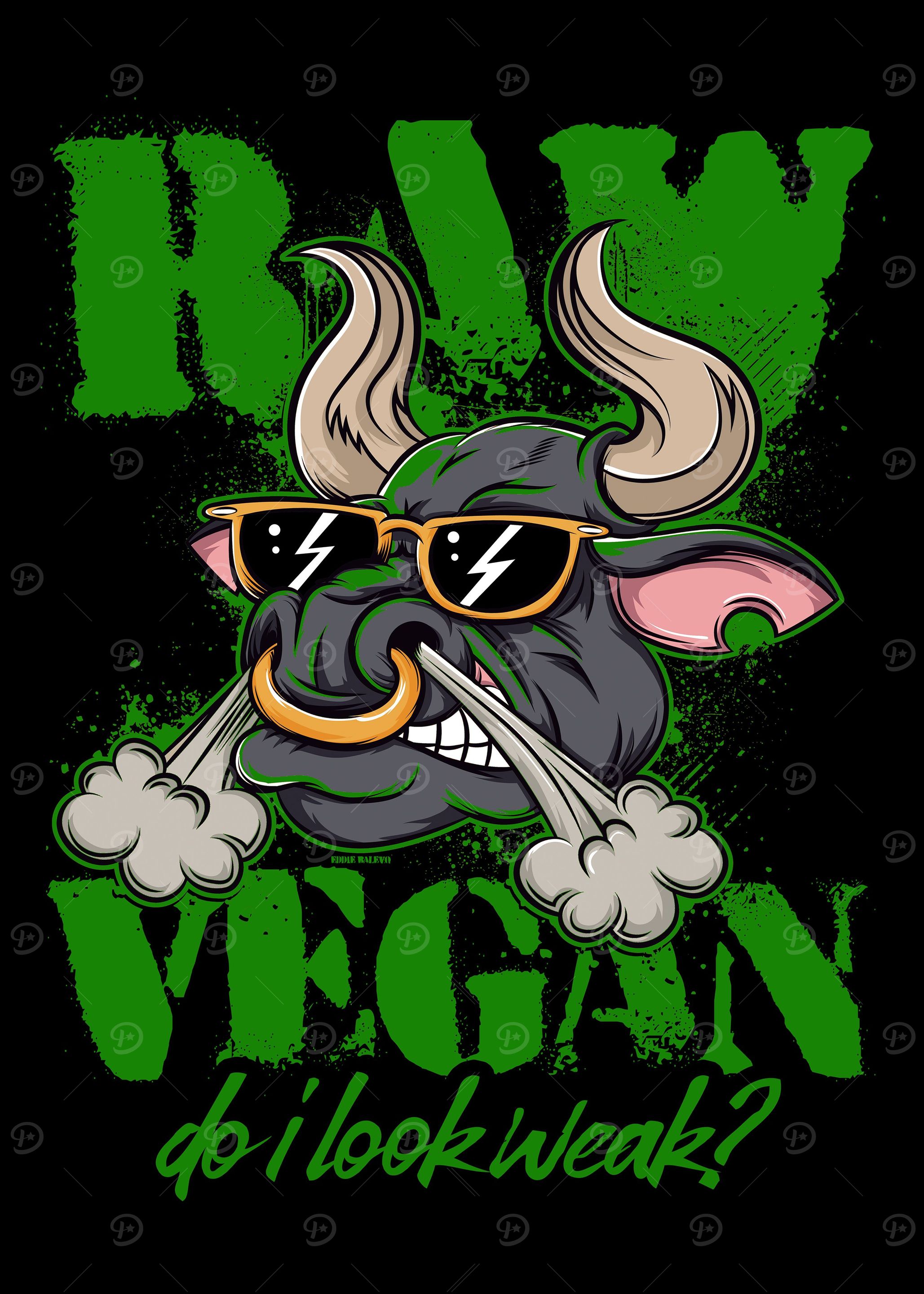 Raw Vegan Angry Bull