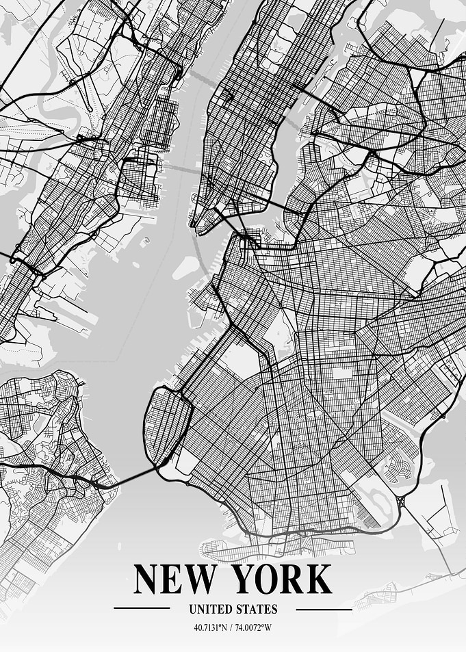 New York City Map USA