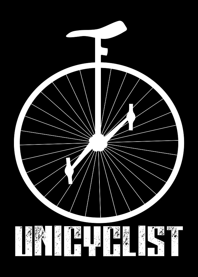 Unicyclist PennyFarthing