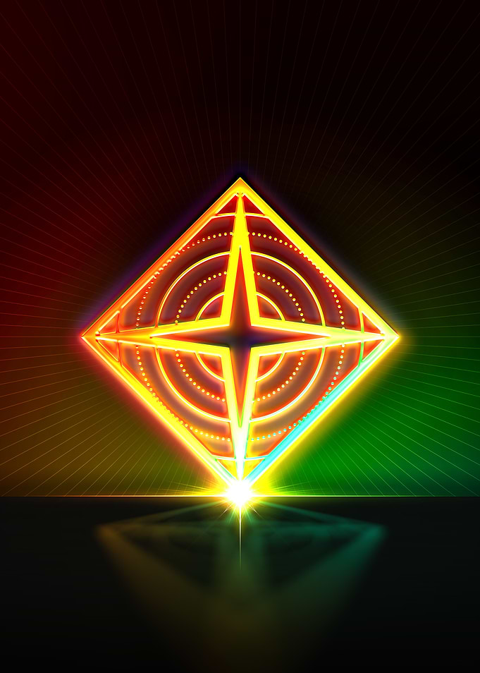 Prismatic Neon Magic Seal