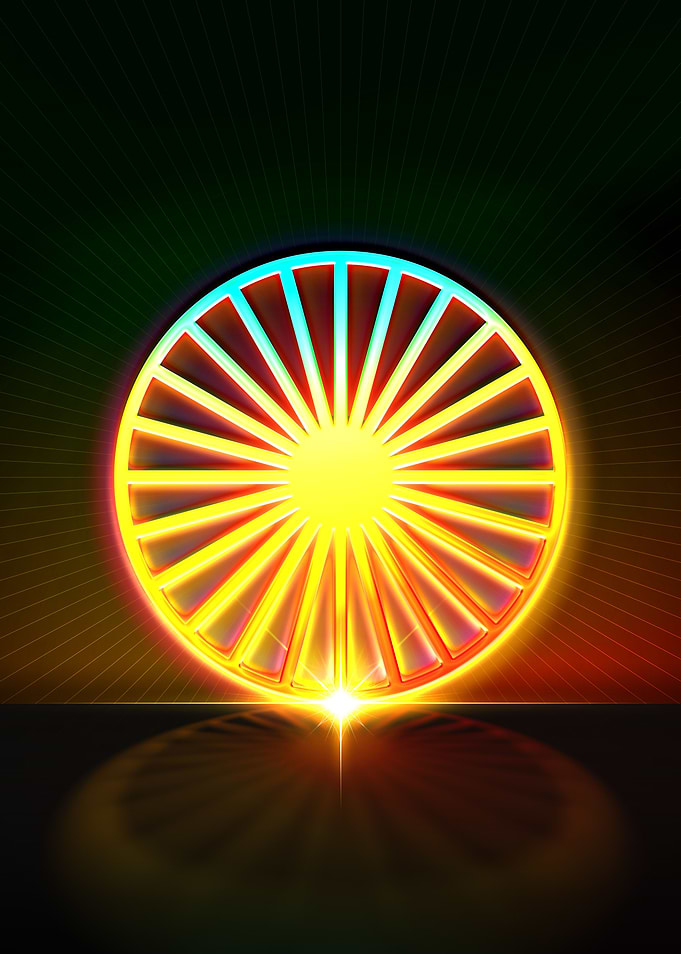 Rainbow Neon Magic Seal