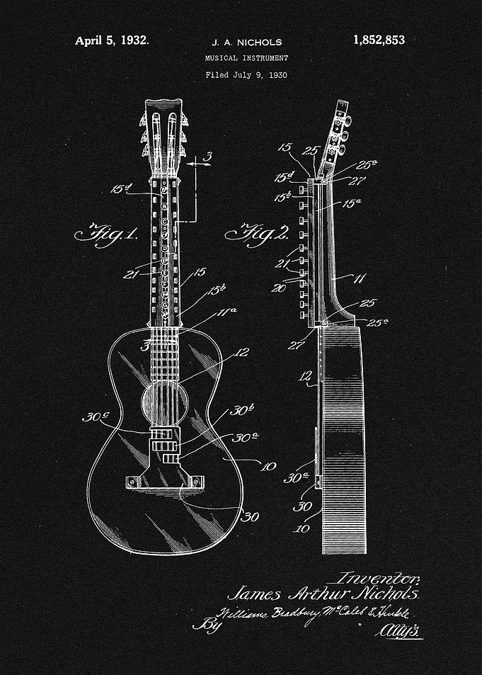 Guitar patent