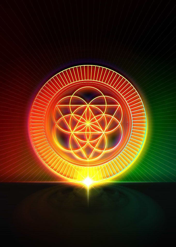Prismatic Neon Magic Seal