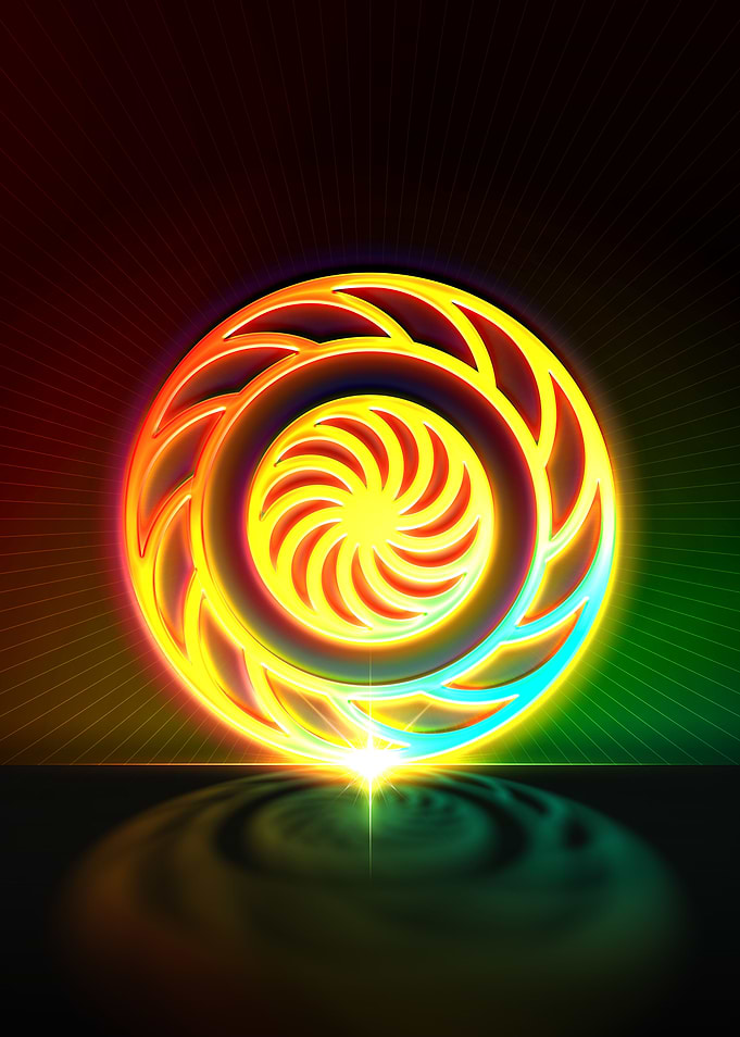 Prismatic Neon Magic Seal