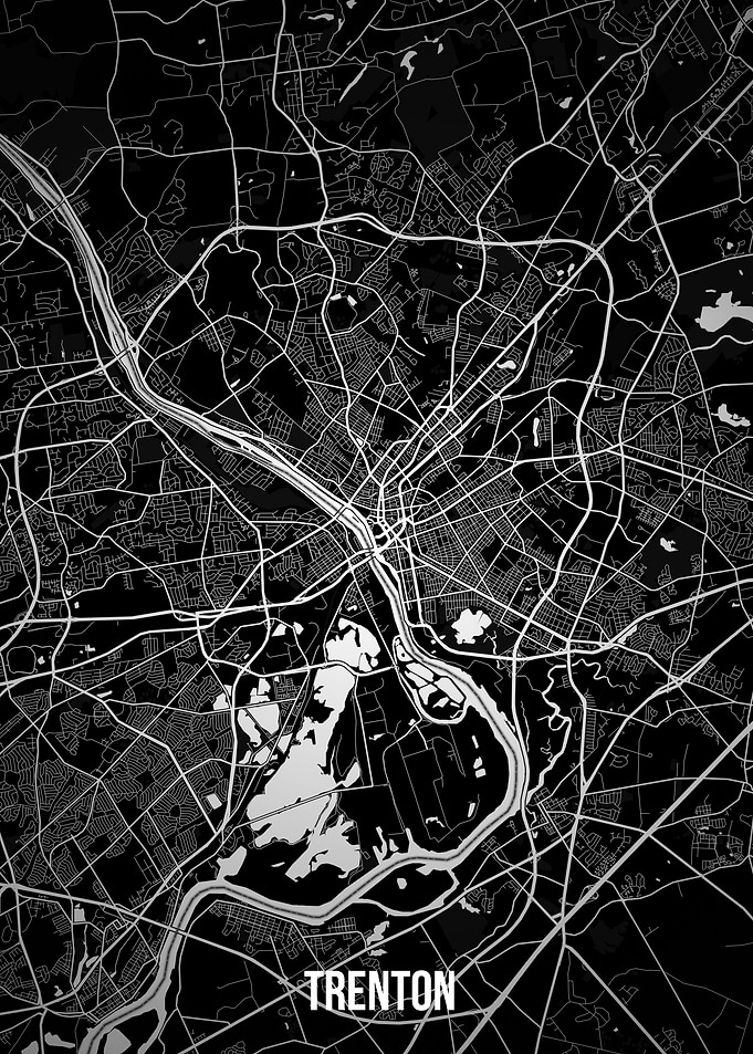 Trenton dark map