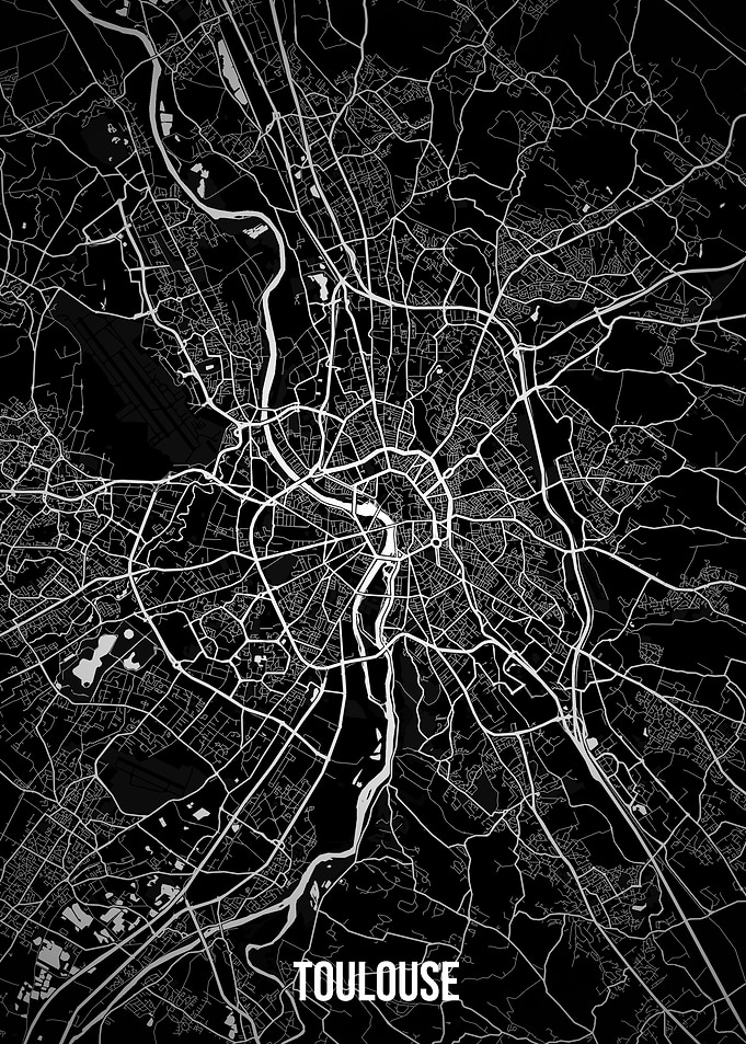 Toulouse dark map