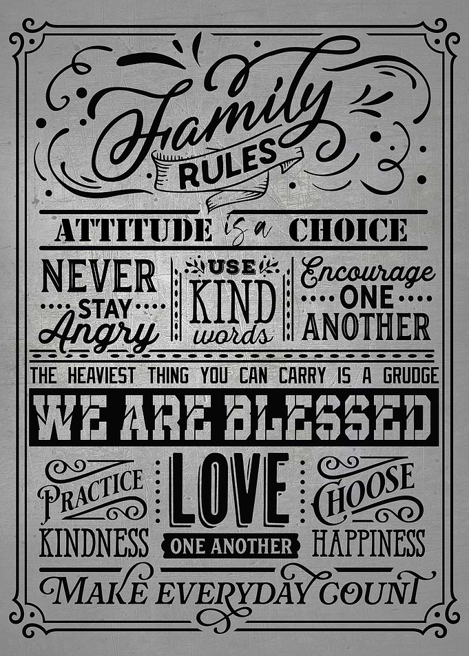 FAMILY RULES 03 METAL