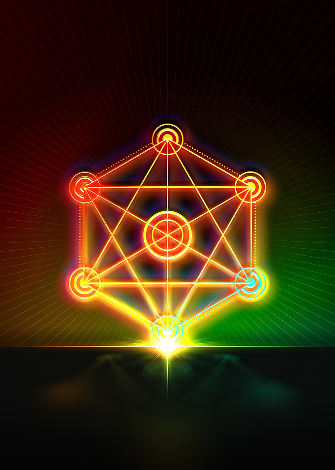 Neon Glyph Mandala Rune