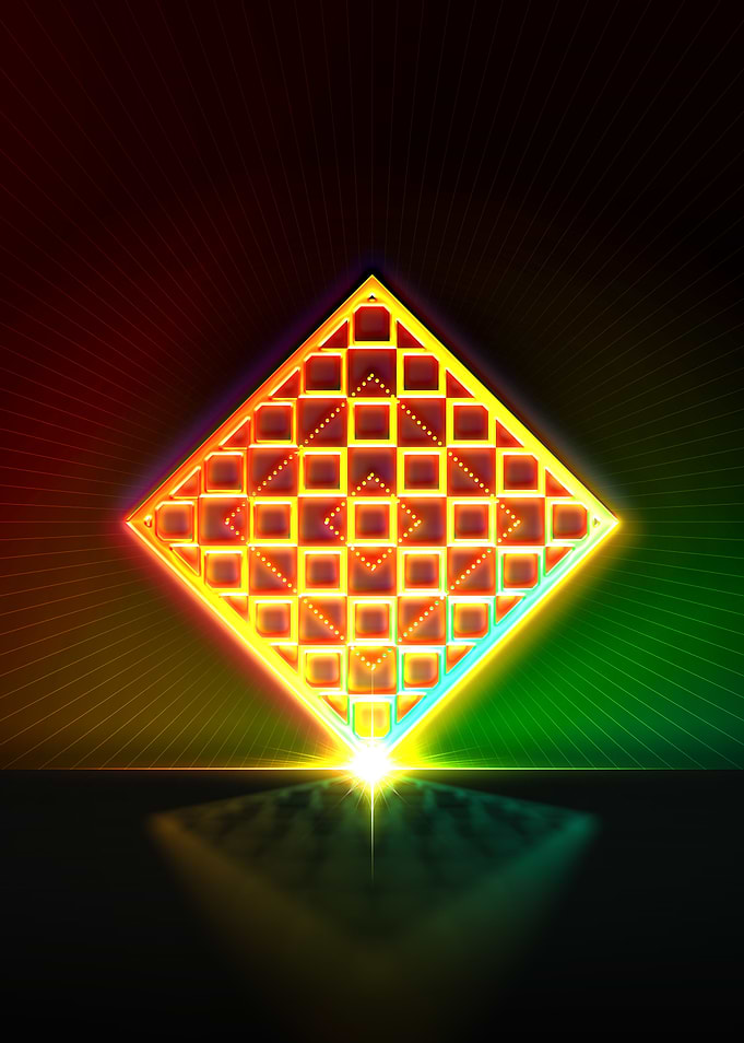 Neon Glyph Mandala Rune